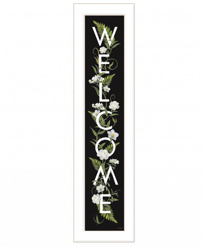Welcome Sign I 1 White Framed Print Wall Art HomeRoots