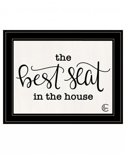The Best Seat in the House 2 Black Framed Print Bathroom Wall Art HomeRoots