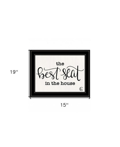The Best Seat in the House 2 Black Framed Print Bathroom Wall Art HomeRoots