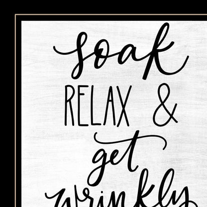 Lets Get Wrinkly 2 Black Framed Print Bathroom Wall Art HomeRoots