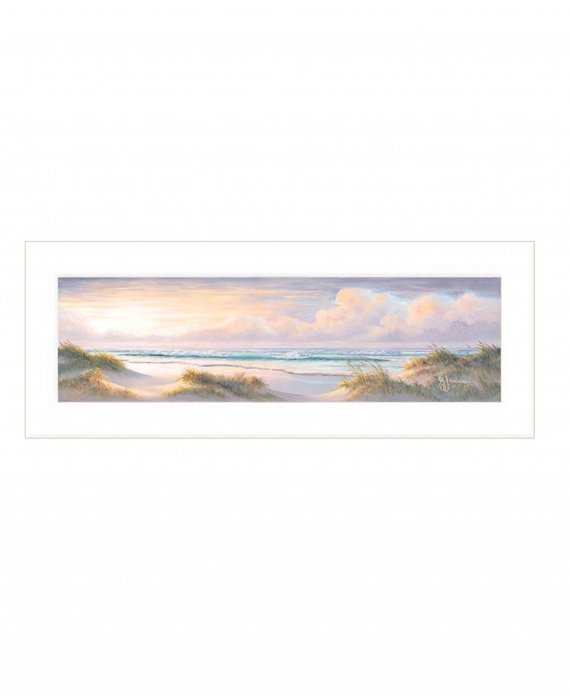 Seascape II 1 White Framed Print Wall Art — view 2
