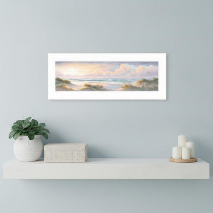 Seascape II 1 White Framed Print Wall Art HomeRoots