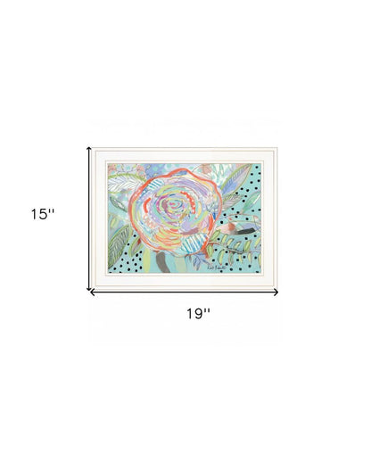 Bloom for Yourself 1 White Framed Print Wall Art HomeRoots