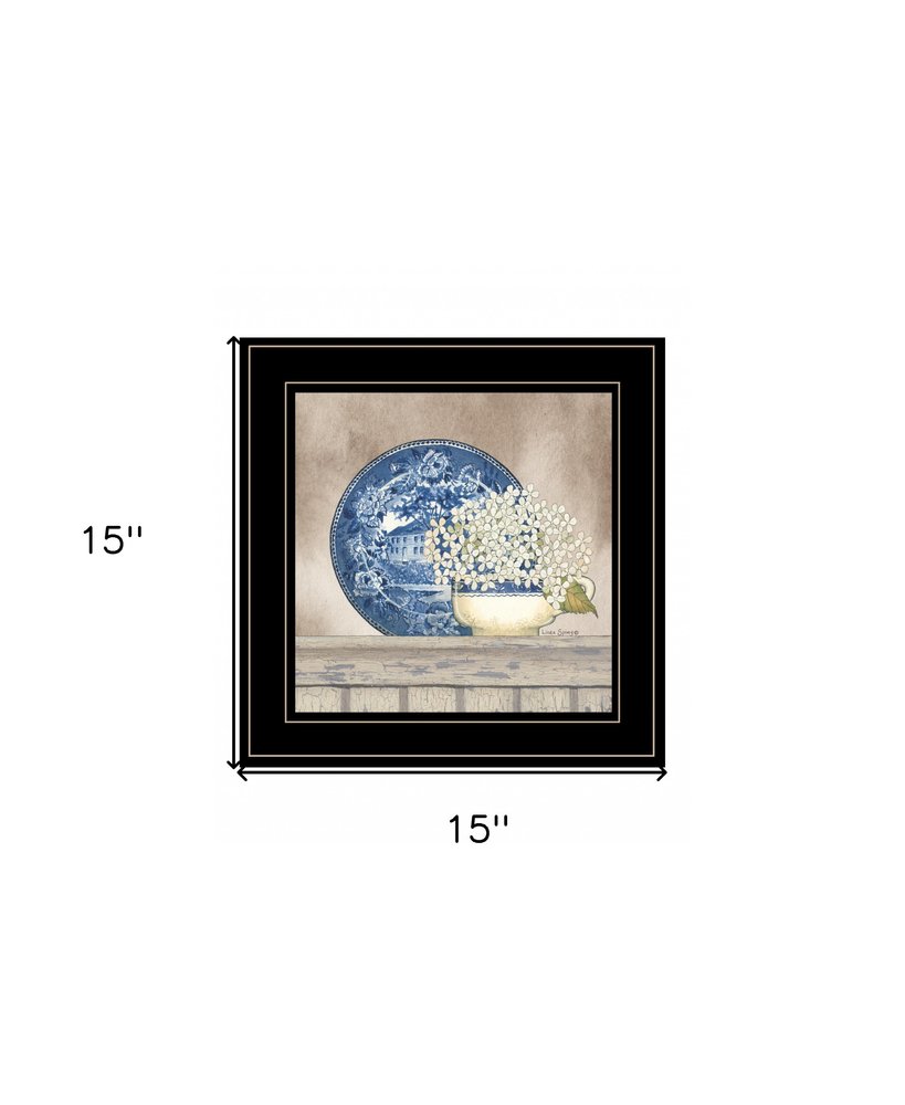 Farmhouse Blues I 2 Black Framed Print Wall Art — view 4