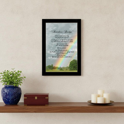 Rainbow Bridge Black Framed Print Wall Art HomeRoots