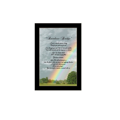 Rainbow Bridge Black Framed Print Wall Art HomeRoots