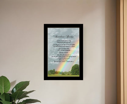 Rainbow Bridge Black Framed Print Wall Art HomeRoots