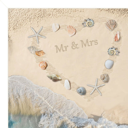 Marriage is a Beach 2 White Framed Print Wall Art HomeRoots