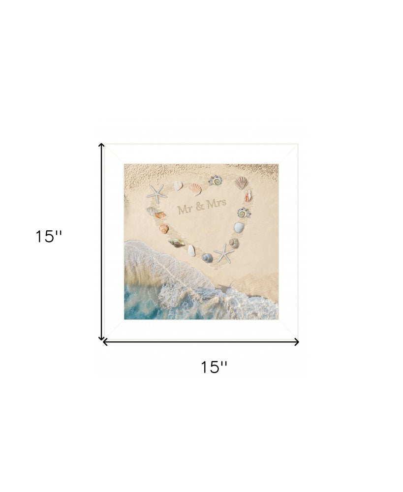 Marriage is a Beach 2 White Framed Print Wall Art HomeRoots