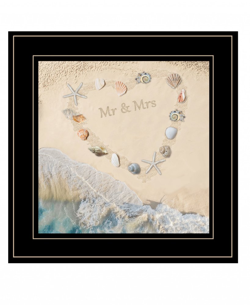 Marriage is a Beach 2 White Framed Print Wall Art HomeRoots