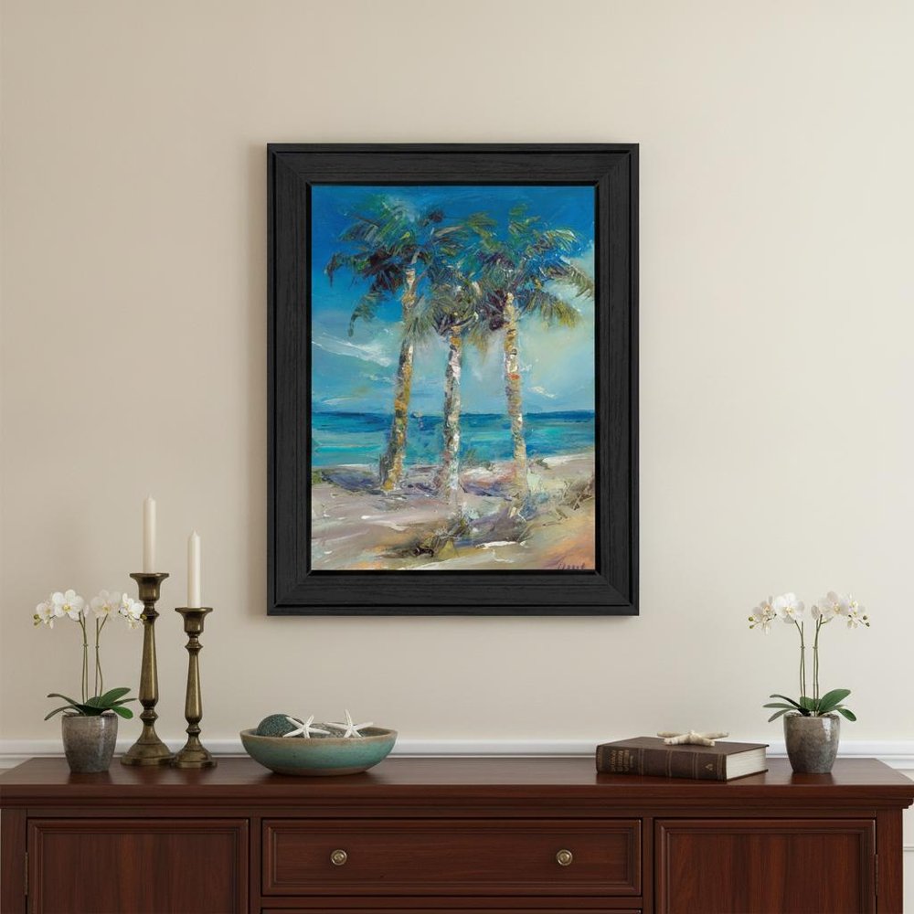 Threes Company 1 Black Framed Print Wall Art HomeRoots