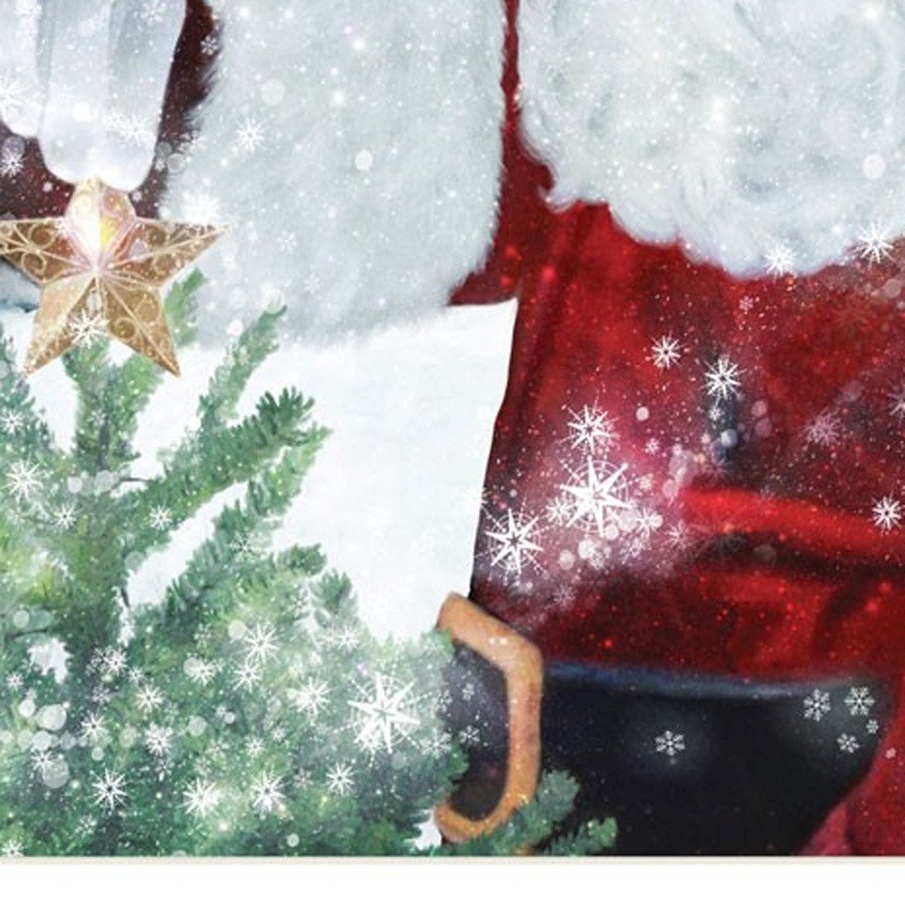 Set Of Two Santas Blessings 5 White Framed Print Wall Art HomeRoots