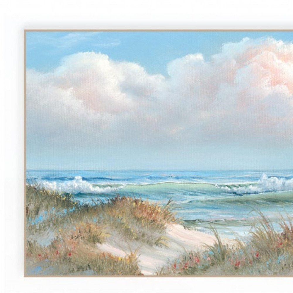 Set Of Two The Seascape 1 White Framed Print Wall Art — view 5