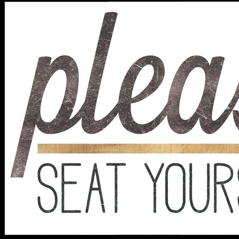 Set Of Two Text Me If You Run Out of Toilet Paper While Seated Black Framed Print Wall Art — view 3