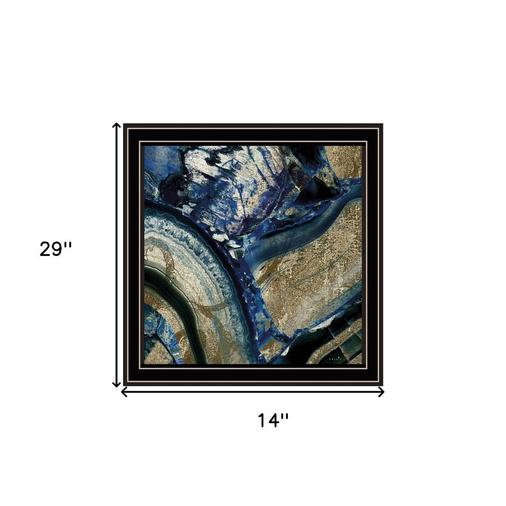 Set Of Two Geode Reef Pleasure 2 Black Framed Print Wall Art — view 4