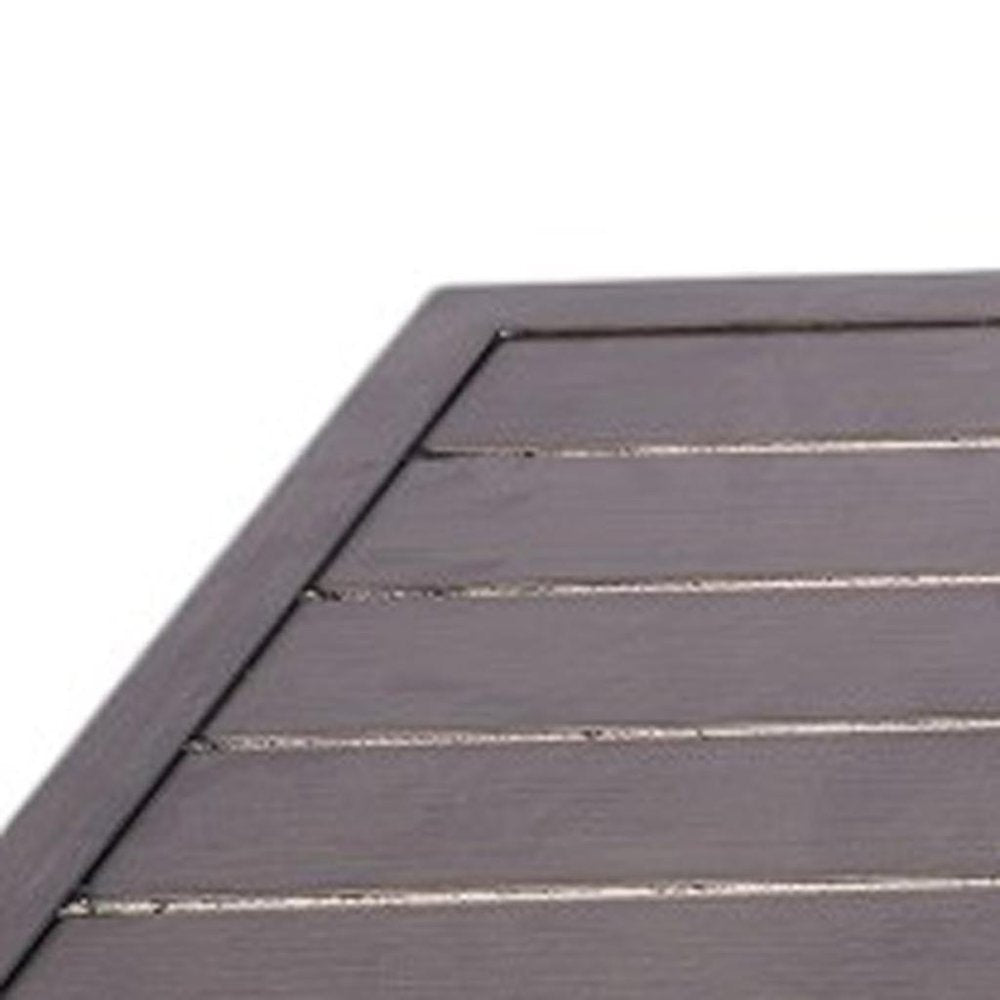 Gray Wicker Outdoor Gas Fire Pit Table with Ice Bucket HomeRoots