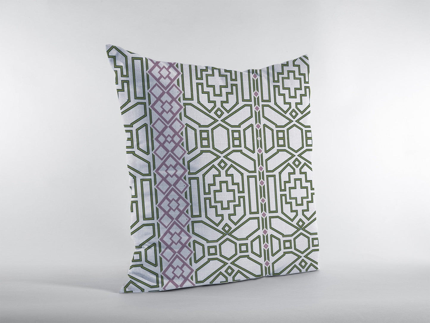 20" White Bird Maze Decorative Suede Throw Pillow FurniFindUSA