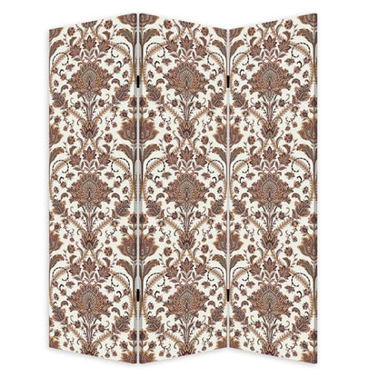 72" Green Folding Three Panel Screen Room Divider HomeRoots