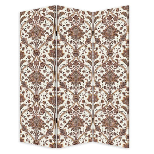 72" Green Folding Three Panel Screen Room Divider HomeRoots