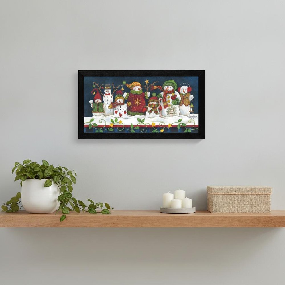 Sticking Together Black Framed Print Wall Art — view 4