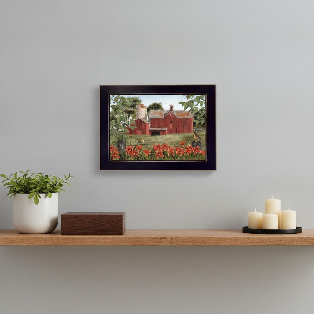 Summer Days 3 Black Framed Print Wall Art — view 4