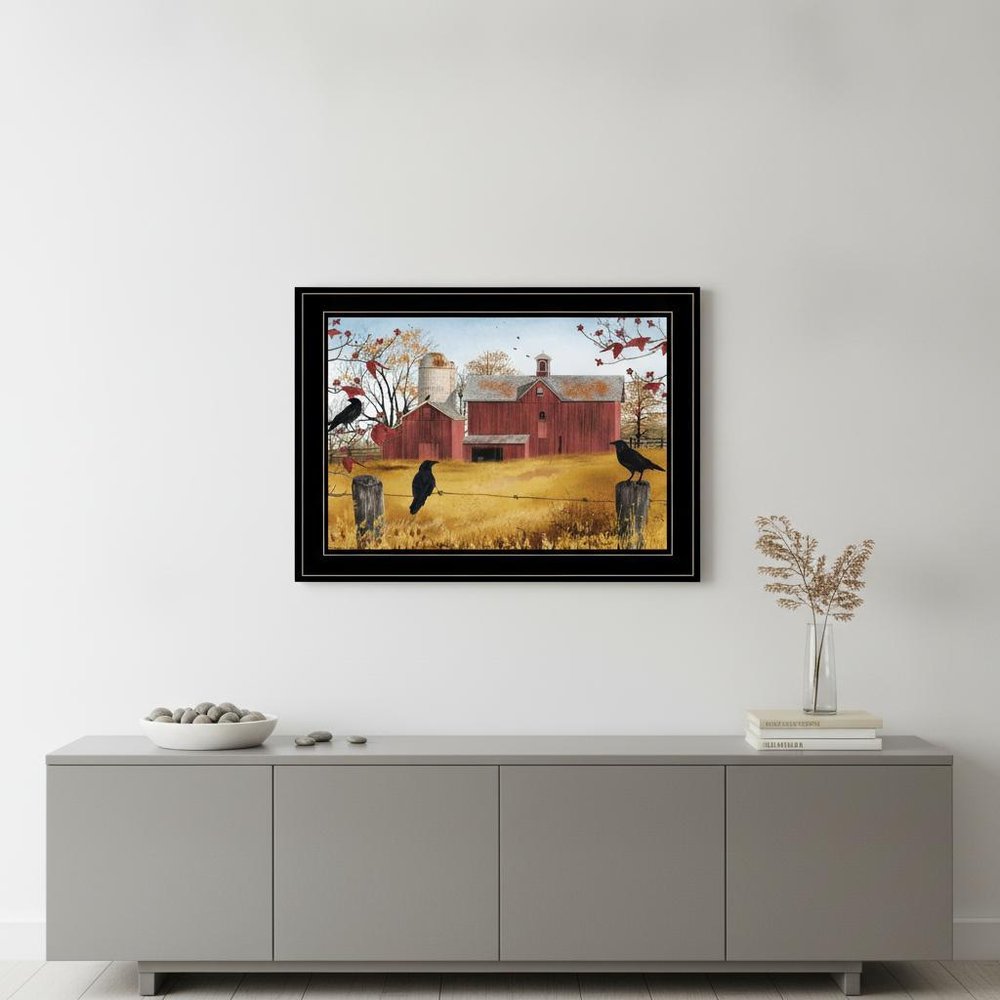 Autumn Gold 2 Black Framed Print Wall Art — view 4