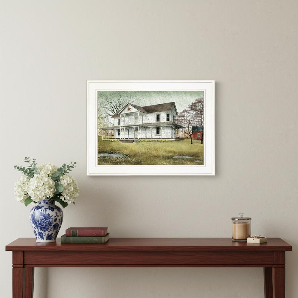 April Showers 1 White Framed Wall Art — view 6