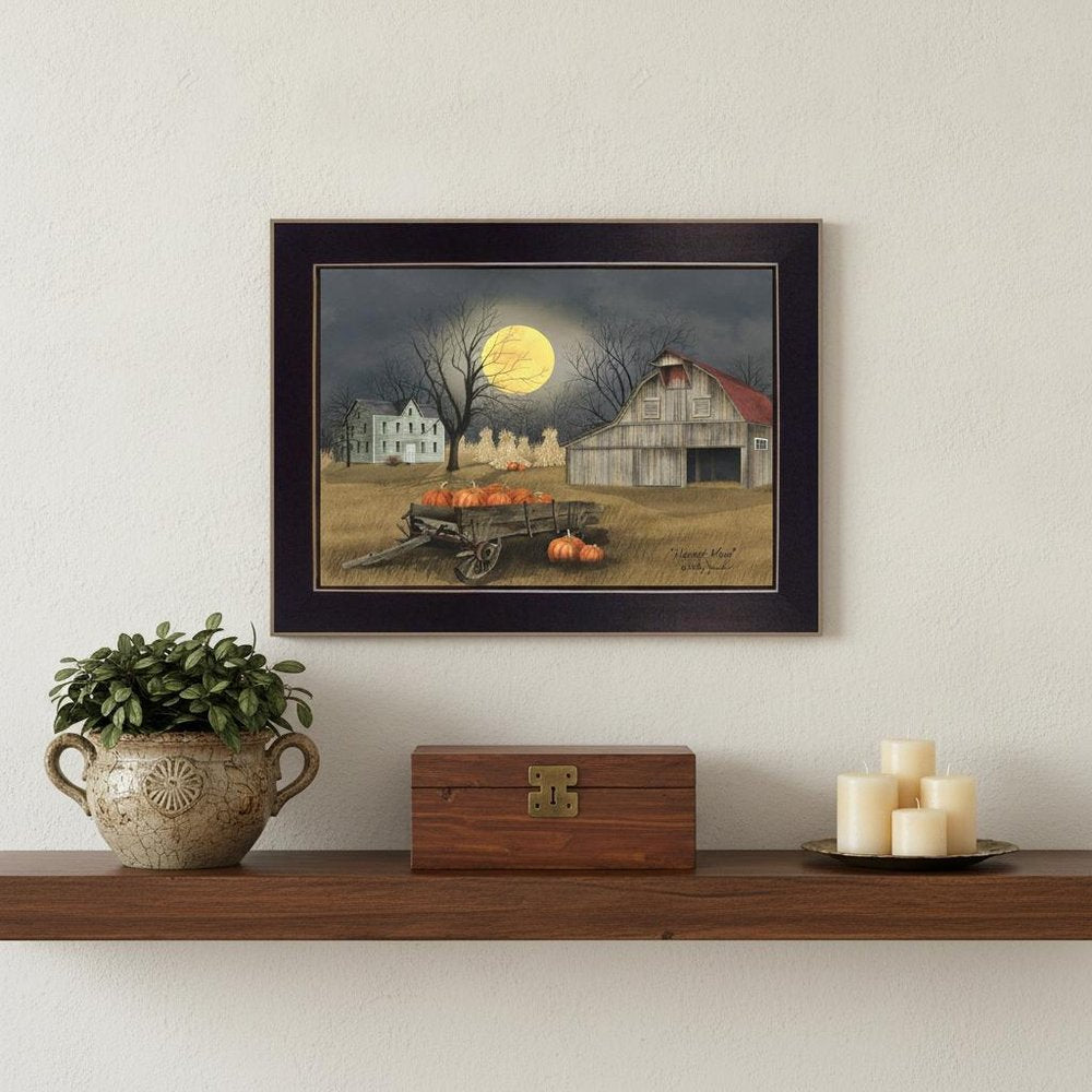 Harvest Moon 2 Black Framed Print Kitchen Wall Art — view 4