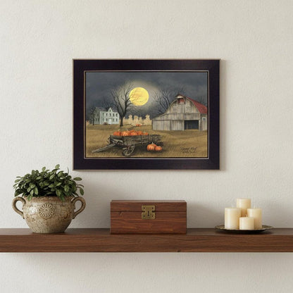 Harvest Moon 2 Black Framed Print Kitchen Wall Art