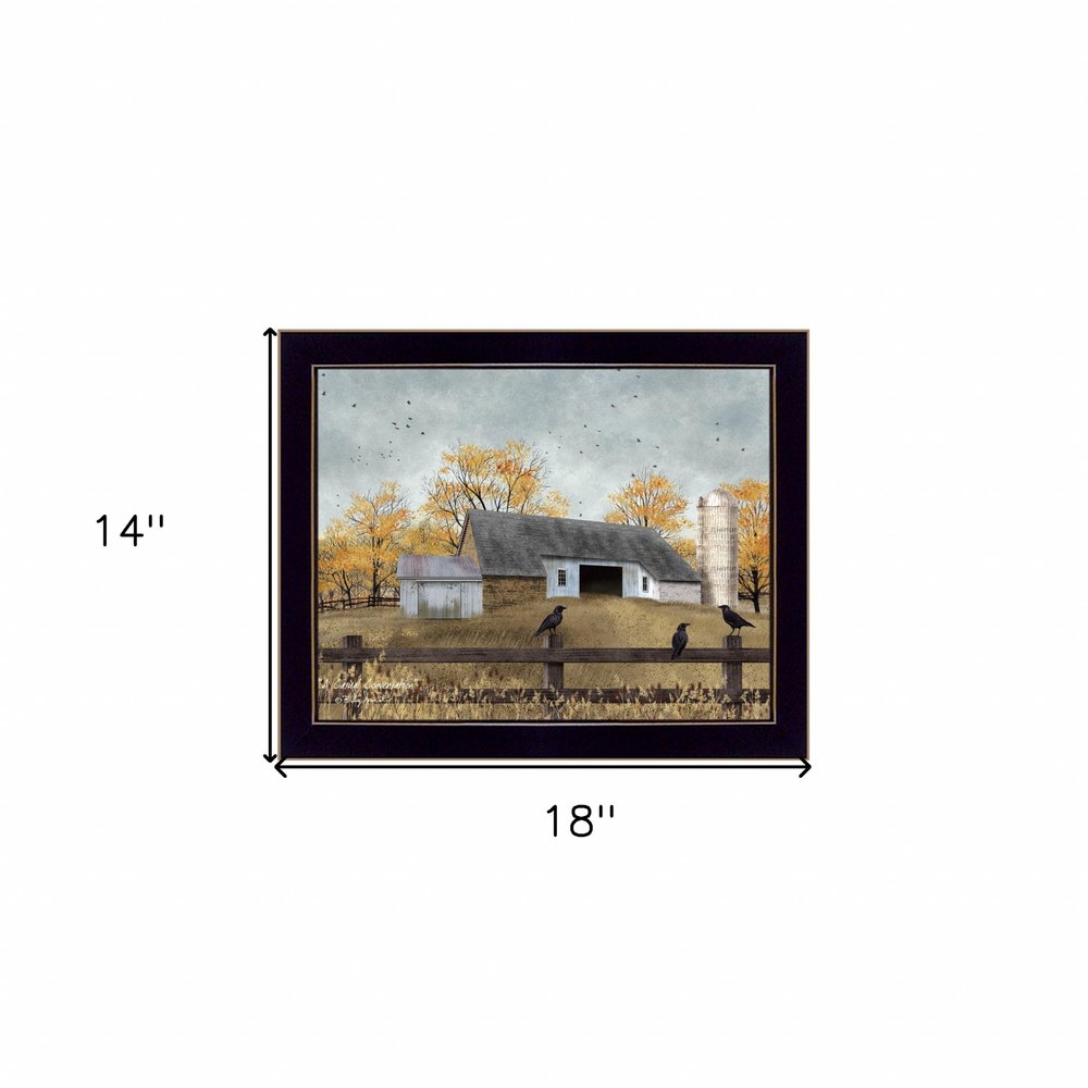 A Casual Conversation 1 Black Framed Print Wall Art — view 3