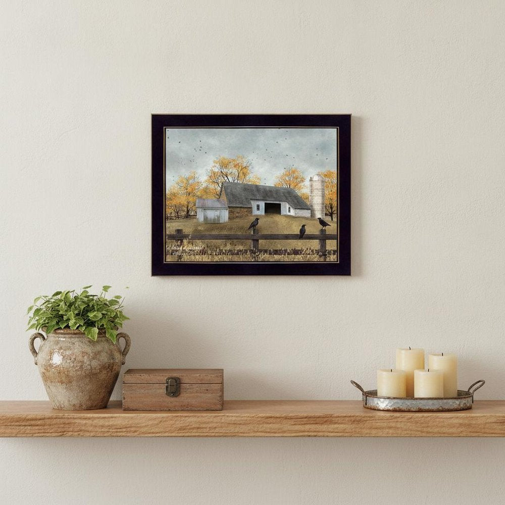 A Casual Conversation 1 Black Framed Print Wall Art — view 4