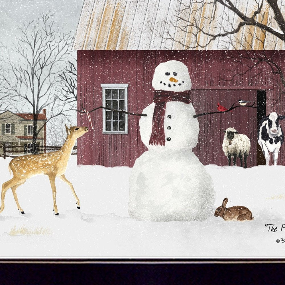 The Friendly Beasts 1 Black Framed Print Wall Art — view 3