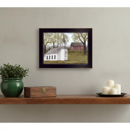 Faith and Freedom 1 Black Framed Print Wall Art