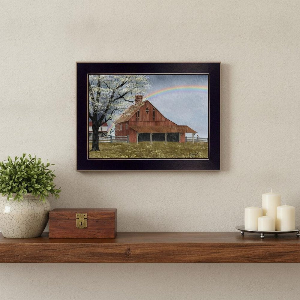 His Promise Black Framed Print Wall Art — view 4
