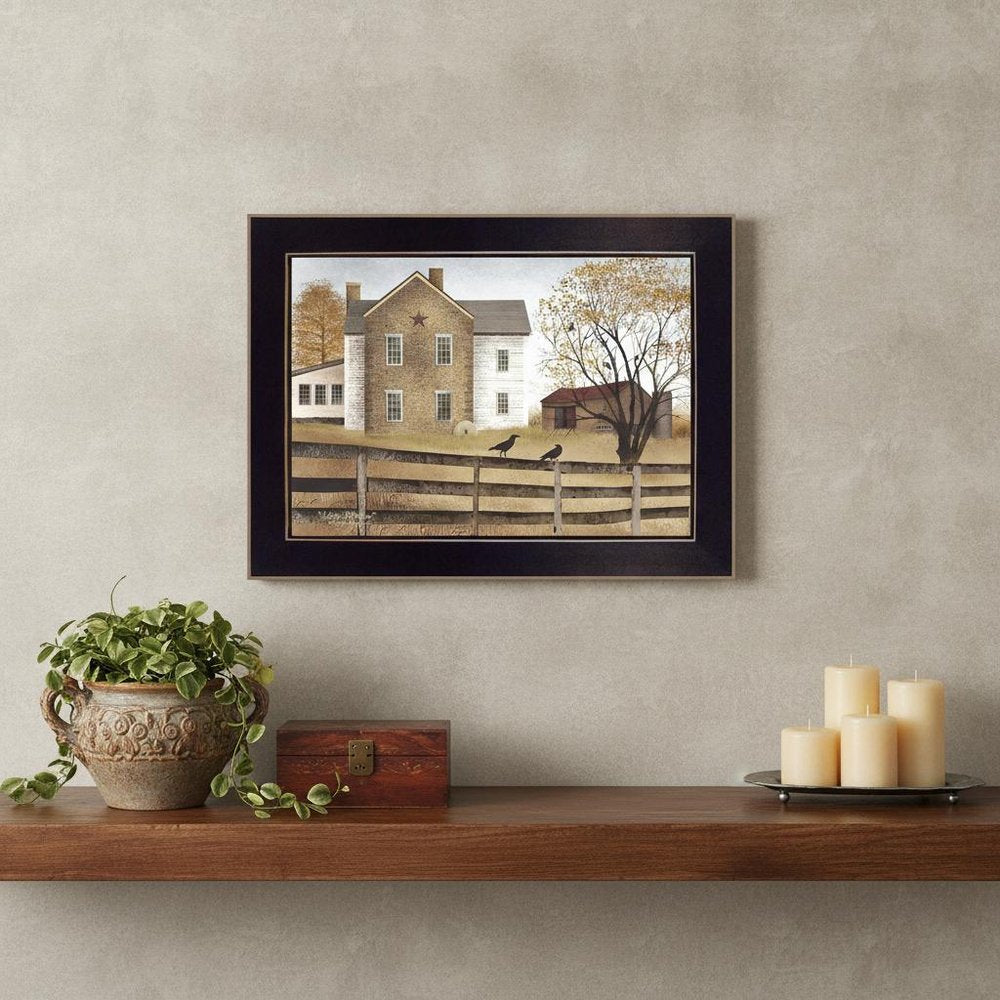 Autumn Afternoon Black Framed Print Wall Art — view 4