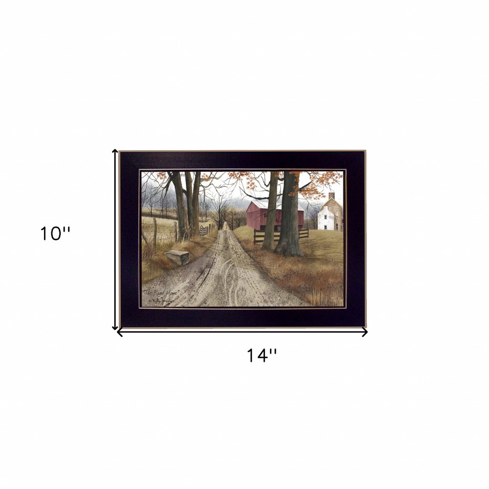 The Road Home Black Framed Print Wall Art — view 3