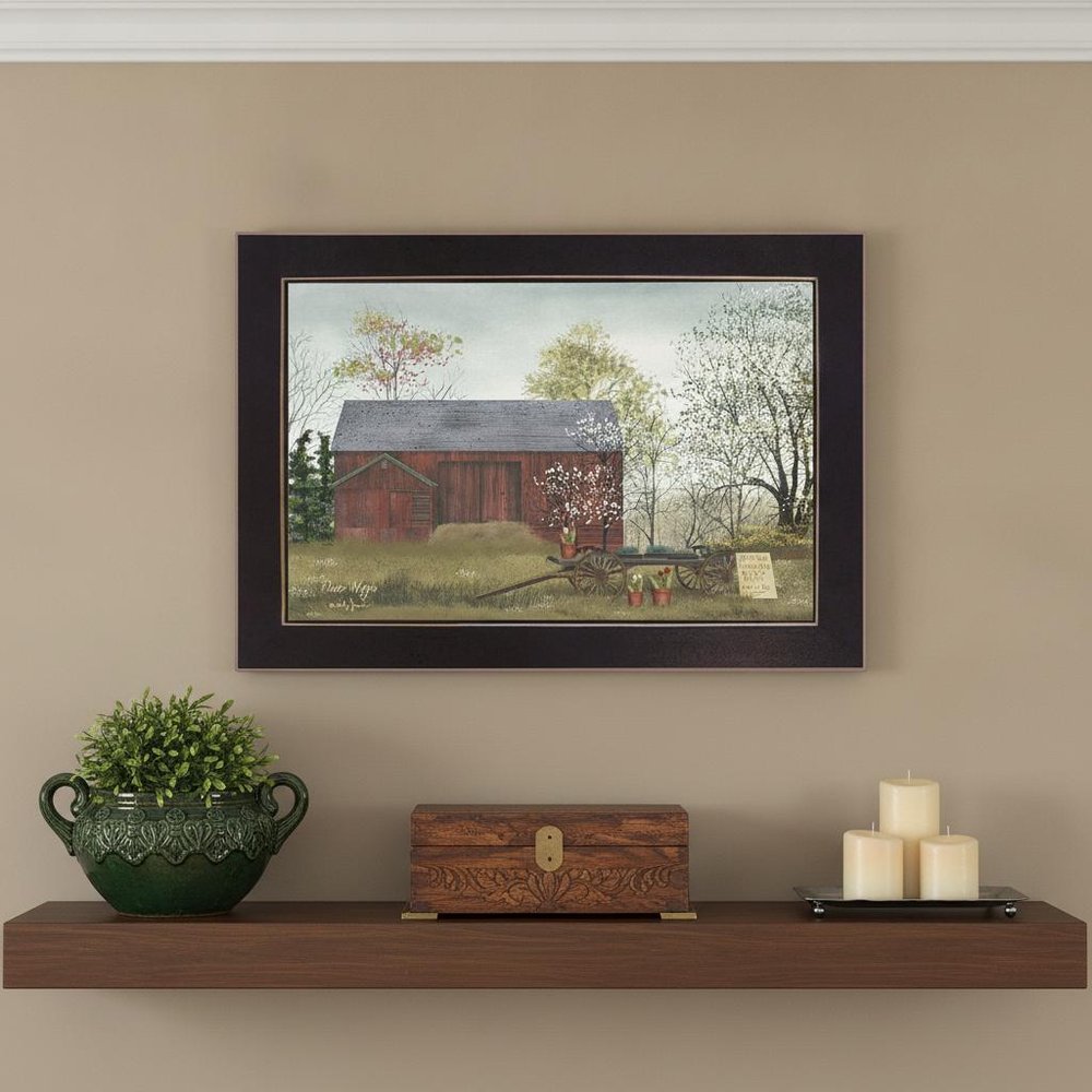 Flower Wagon 1 Black Framed Print Wall Art — view 8