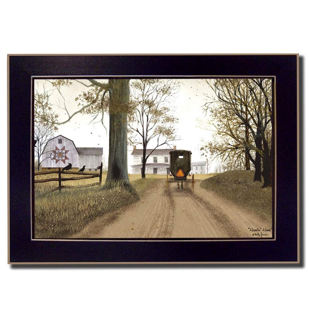Headin Home Black Framed Print Wall Art — view 1
