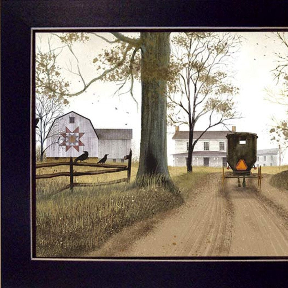 Headin Home Black Framed Print Wall Art — view 3