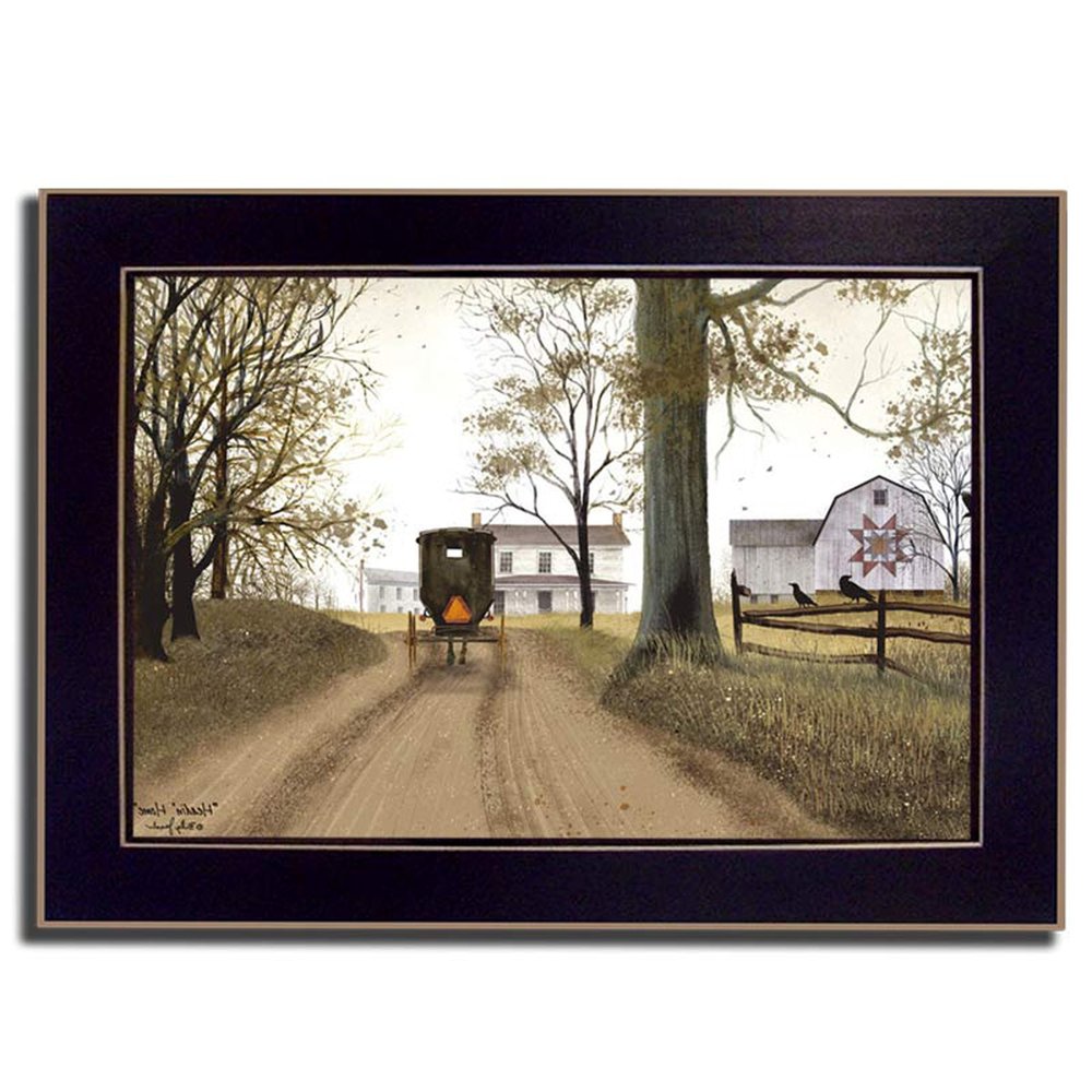 Headin Home Black Framed Print Wall Art — view 4