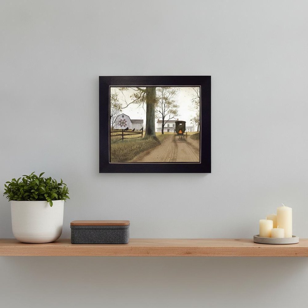 Headin Home Black Framed Print Wall Art — view 6