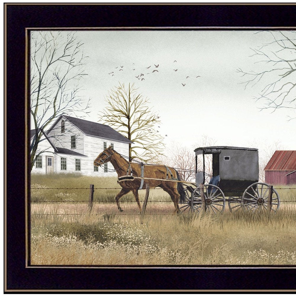 Goin to Market Black Framed Print Wall Art — view 3