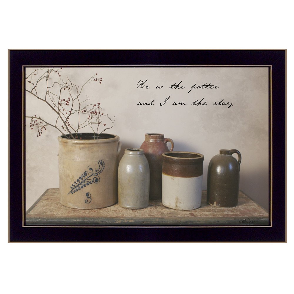 He is the Potter Black Framed Print Wall Art — view 1