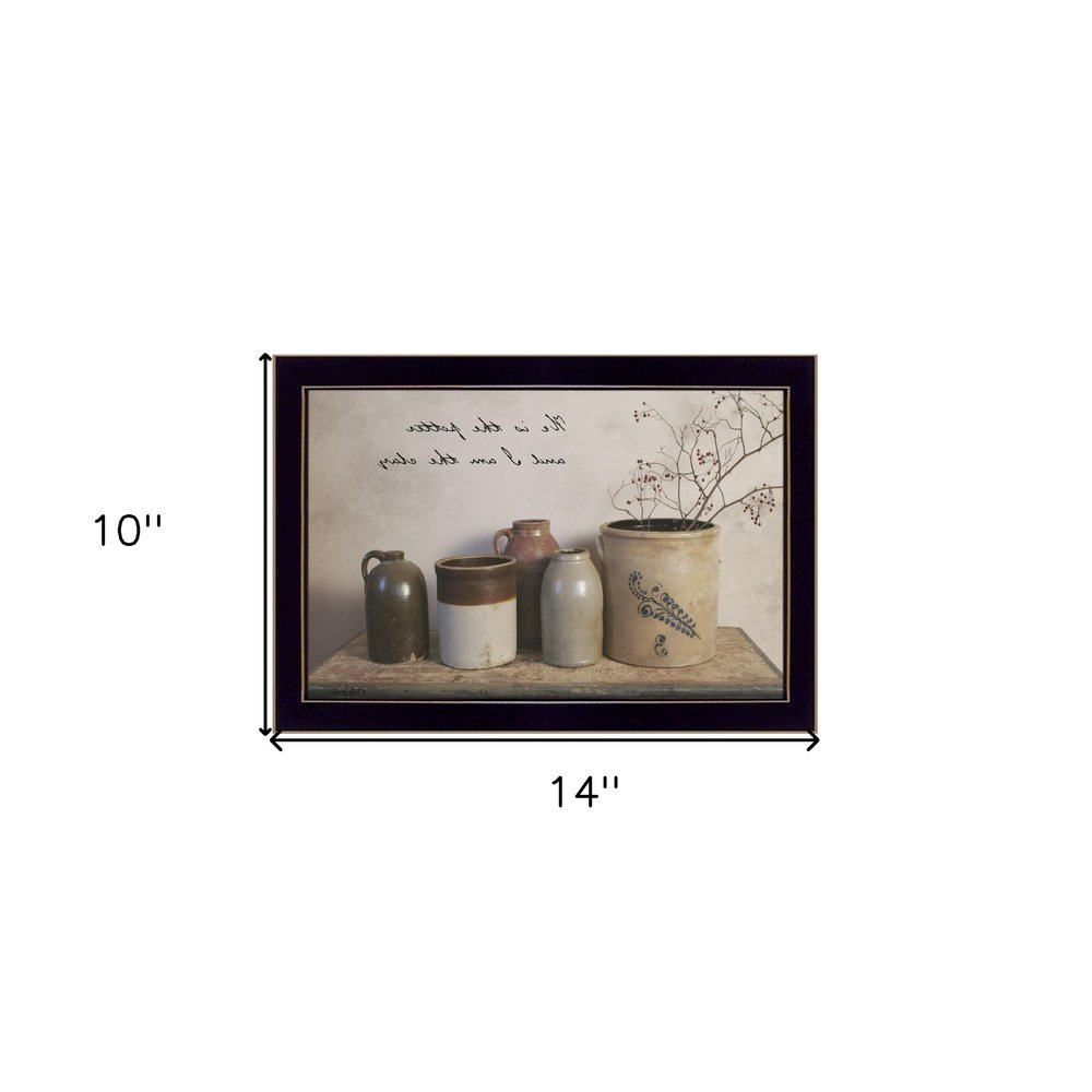 He is the Potter Black Framed Print Wall Art — view 3