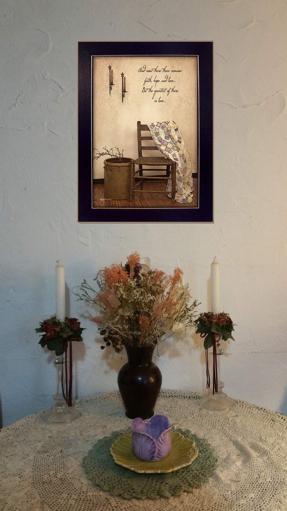 These Three Remain Black Framed Print Wall Art HomeRoots