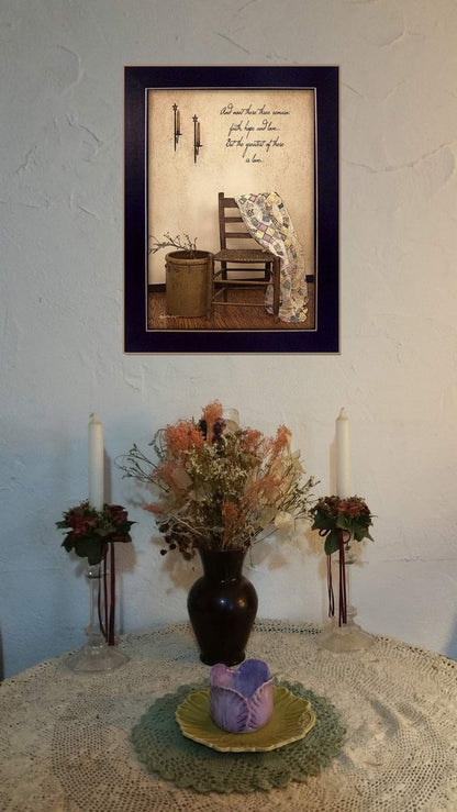 These Three Remain Black Framed Print Wall Art HomeRoots