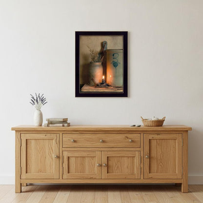 No3 Bee Sting Black Framed Print Wall Art