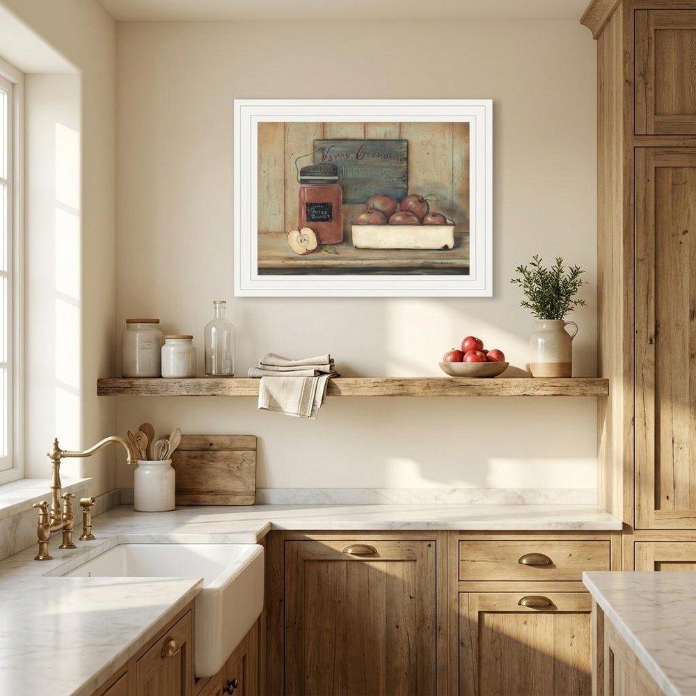 Apple Butter 3 White Framed Print Wall Art — view 3