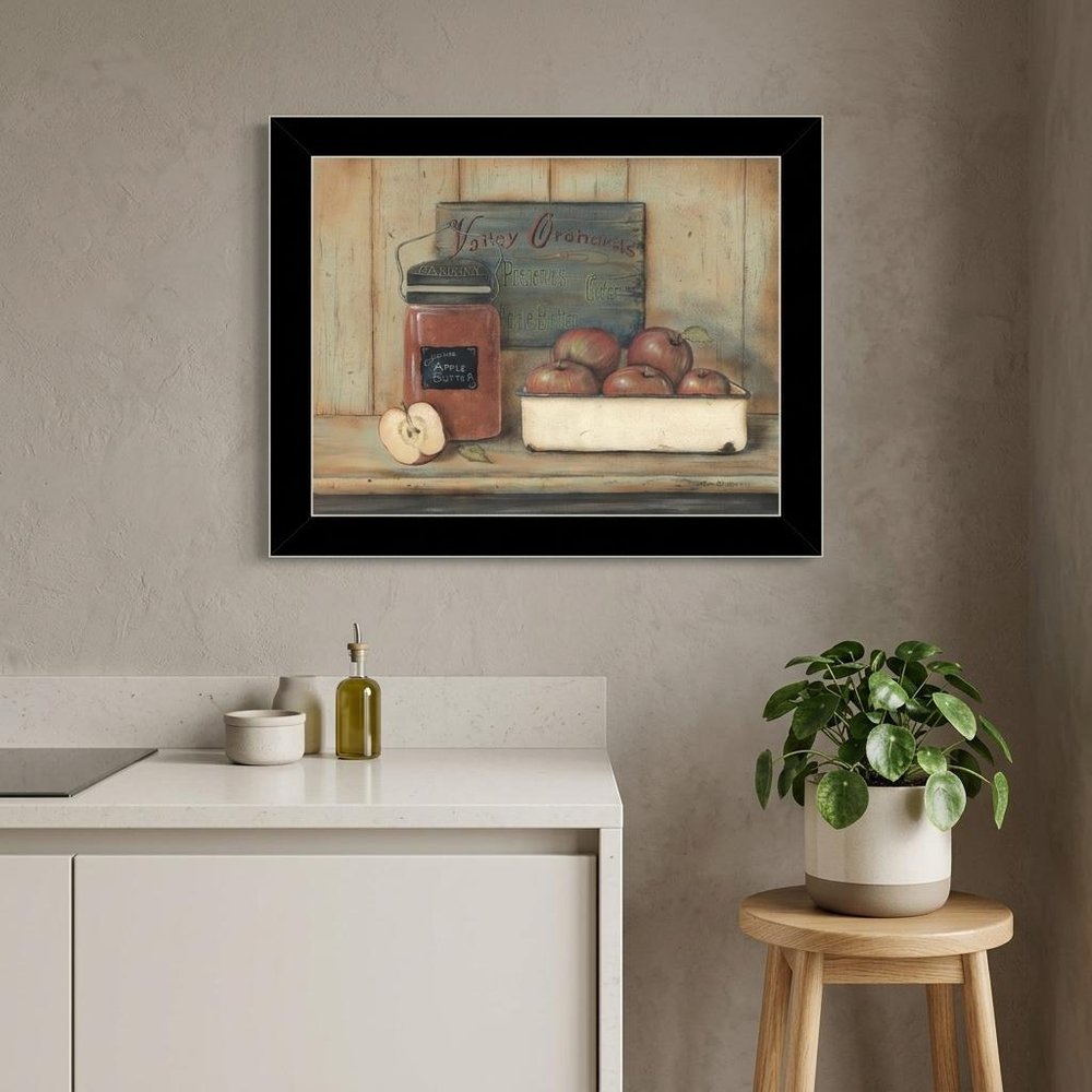 Apple Butter 4 Black Framed Print Wall Art — view 5