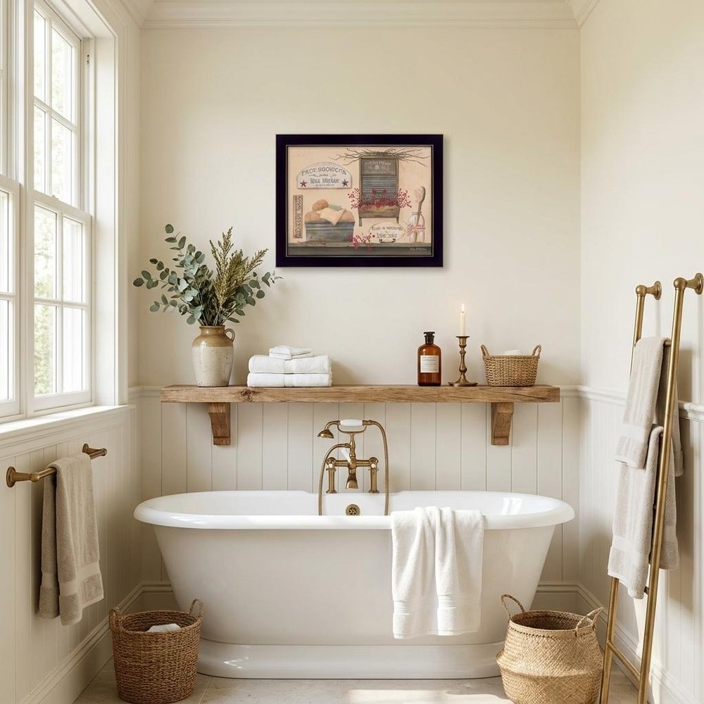 Free Showers 1 Black Framed Print Wall Art — view 4